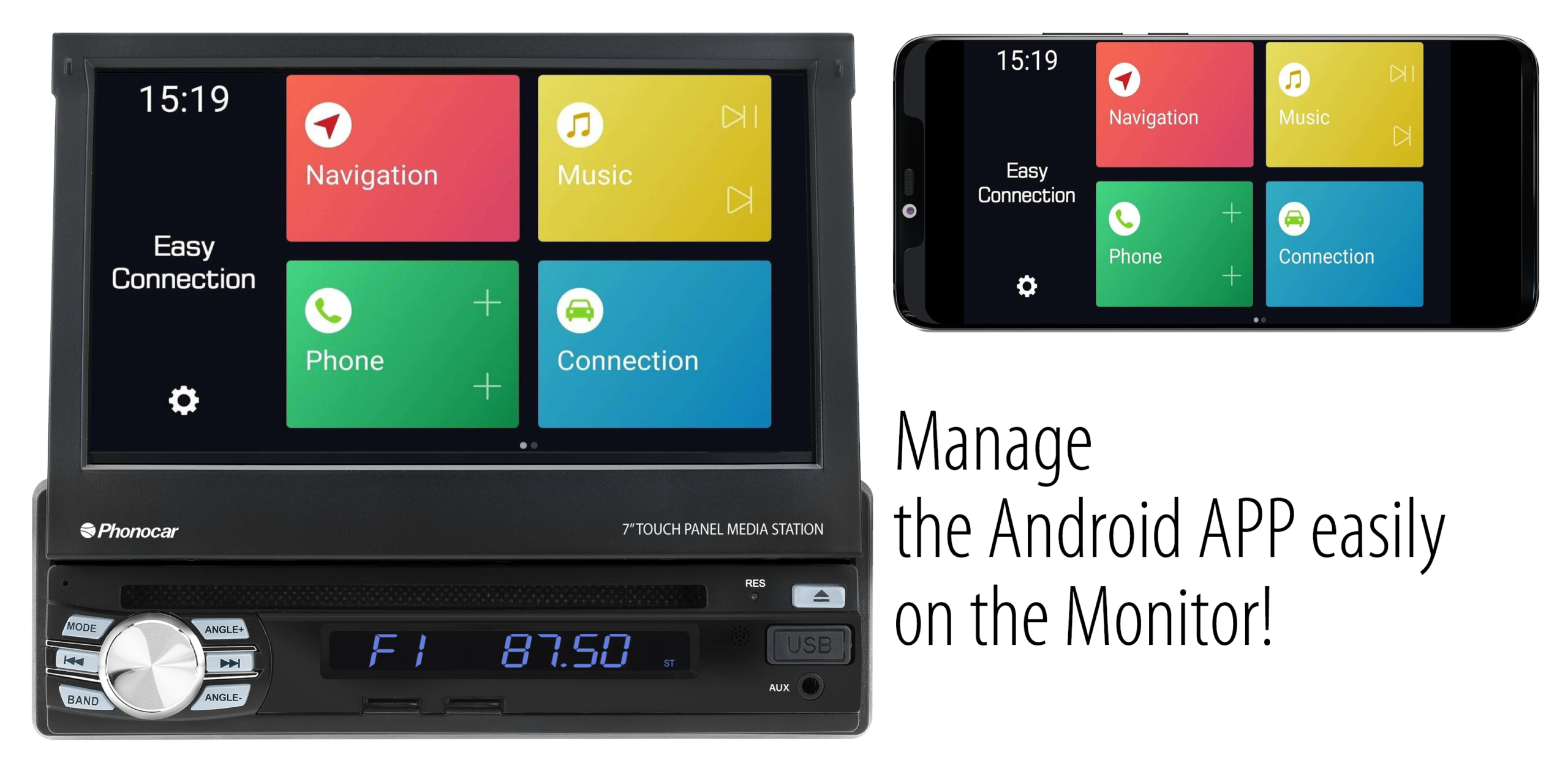 Phonocar VM045 Manage APP