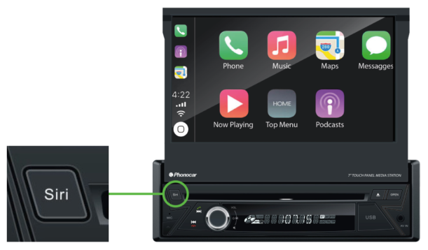 VM046 - Autoradio 1 Din Carplay DAB PHONOCAR VM046